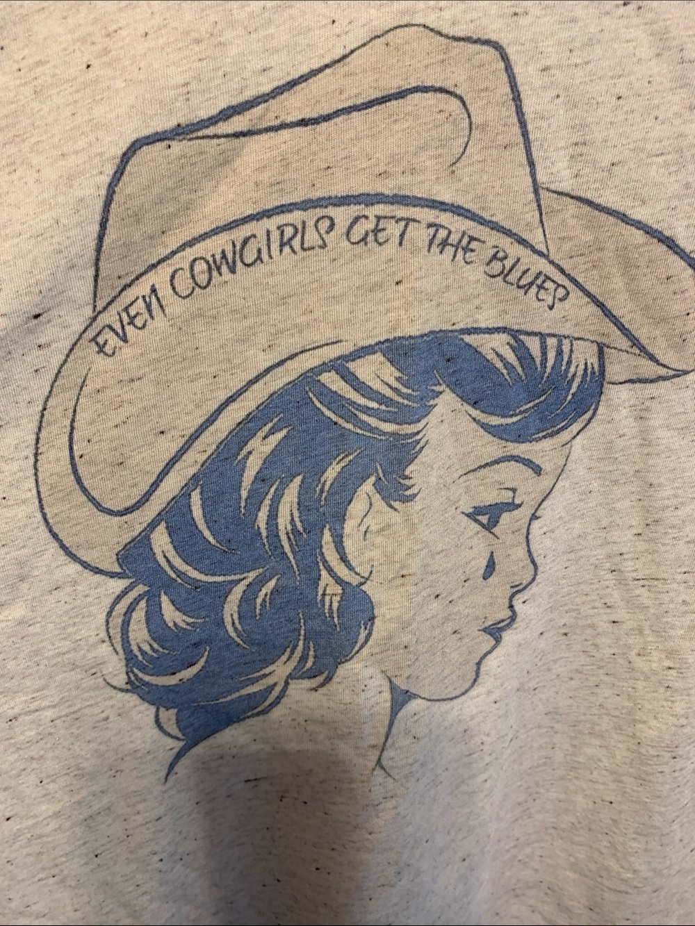 Retro Tee ‘Even Cowgirls Get The Blues’